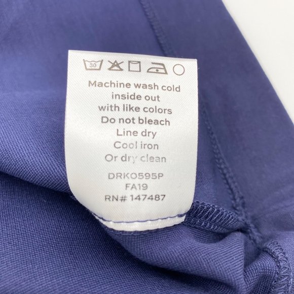 Draper James Persley Ponte Dress Nassau Navy Plus Size 2X NEW - Picture 11 of 12